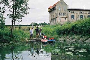 Jedyna sta przenoska na Obrze od Trzciela