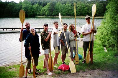 od lewej: Olek, Magda, Bialy, Misiak, Torsten, Uli, Cypis a ja robie zdjecie